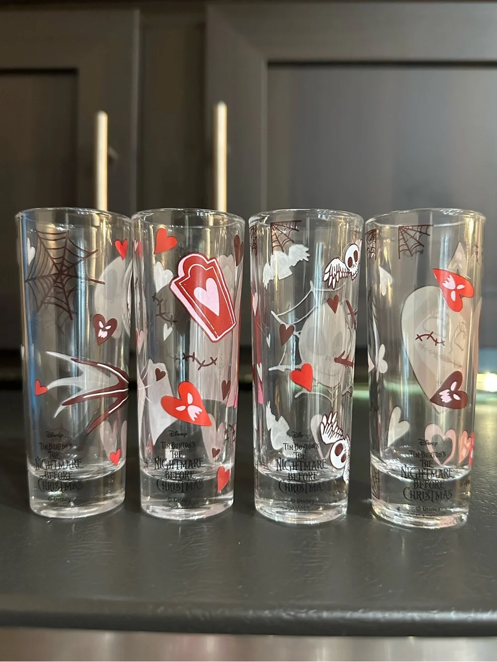 Nightmare Before Christmas shot glasses - Set of 4